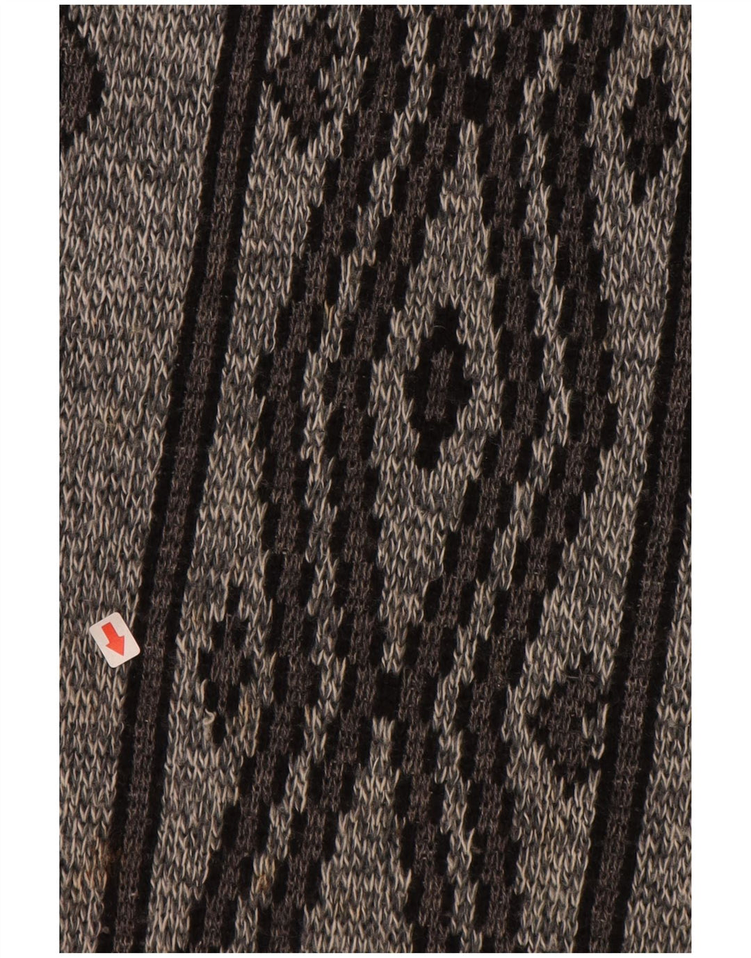 ANGELO LITRICO Mens Crew Neck Jumper Sweater IT 52/54 Large Grey Geometric