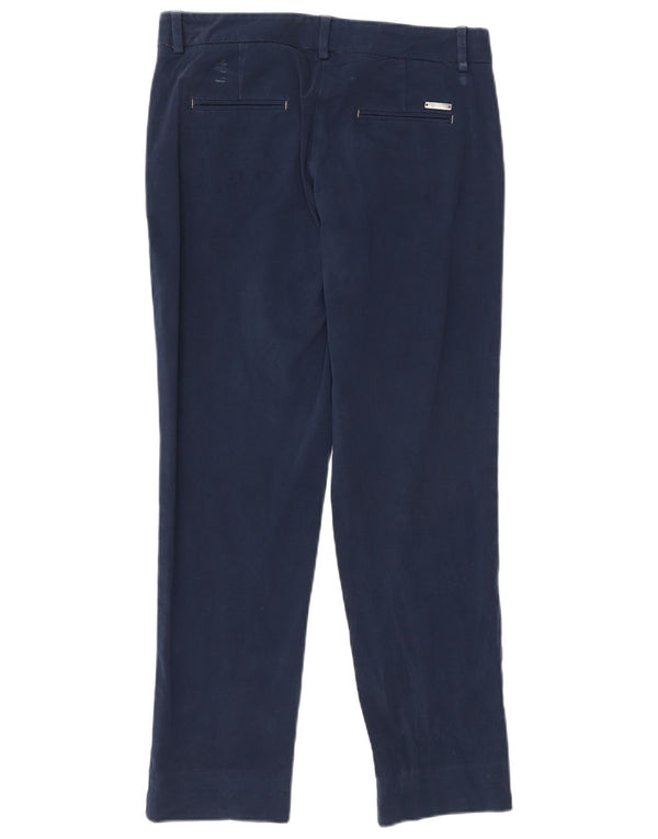Cerruti 1881 Womens Slim Chino Trousers IT 42 Medium W30 L27 Navy Blue