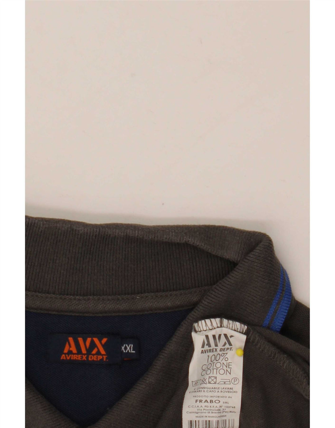 Avirex Mens Polo Shirt 2XL Grey
