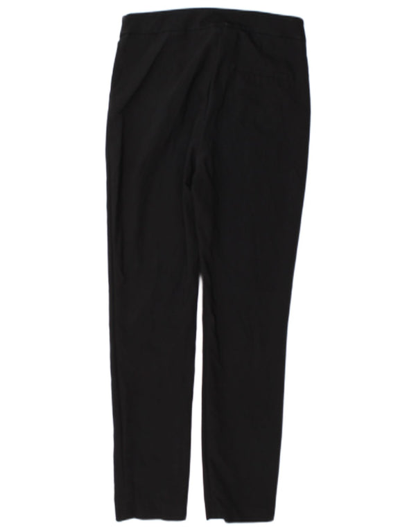 Zara Womens Slim Chino Trousers EU 36 XS W26 L27 Black Cotton