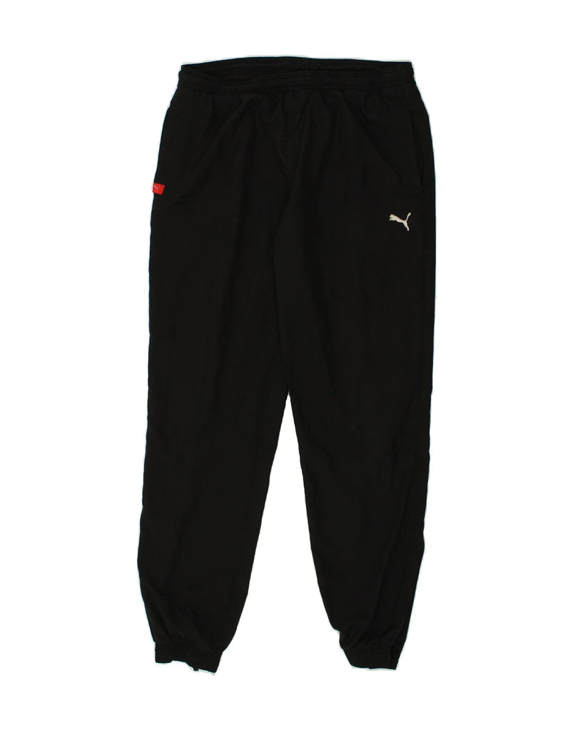 PUMA Mens Tracksuit Trousers Joggers Medium Black | Vintage Puma | Thrift | Second-Hand Puma | Used Clothing | Messina Hembry 