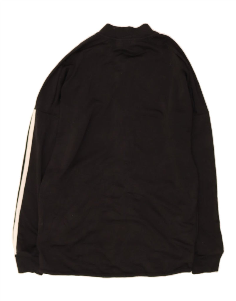 ADIDAS Boys Tracksuit Top Jacket 13-14 Years  Black Polyester Vintage Adidas and Second-Hand Adidas from Messina Hembry 