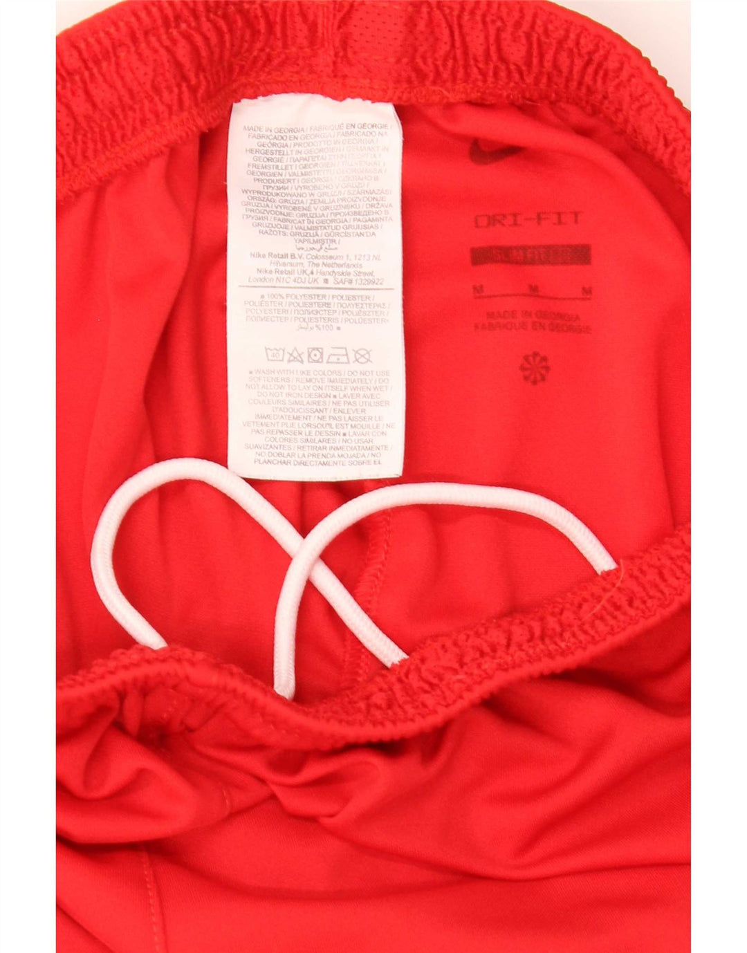 Nike Mens Sport Shorts Medium Red Polyester