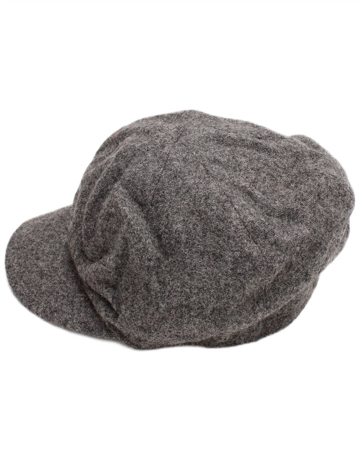 Barbour Mens Flat Cap Large Grey Wool Classic