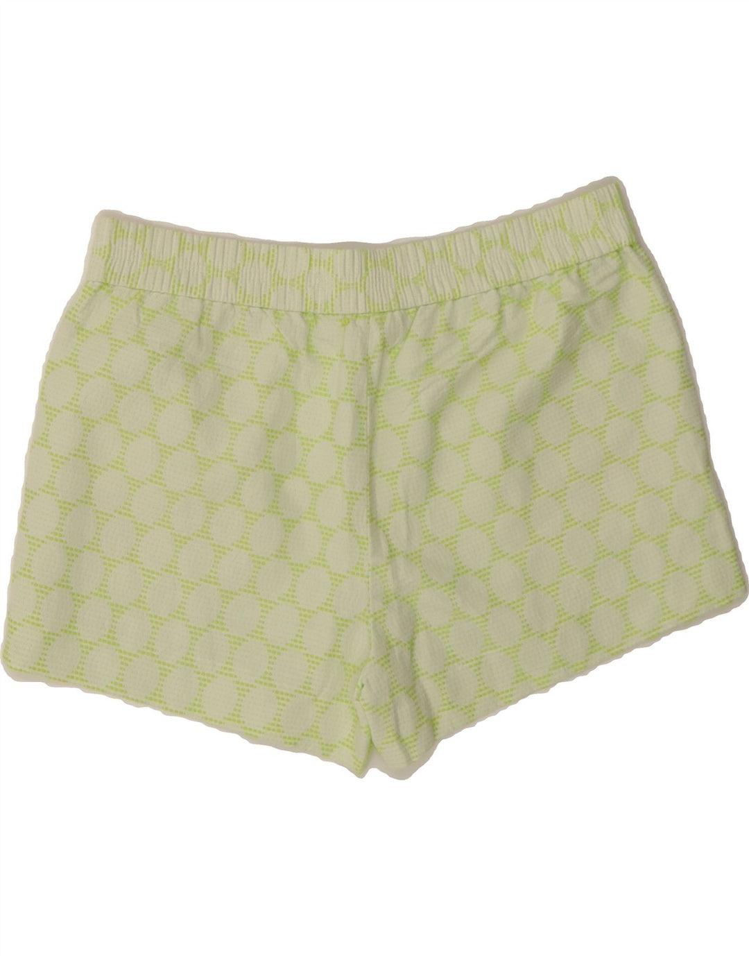 J. CREW Womens Casual Shorts US 10 Large W34  Green Spotted Polyester Vintage J. Crew and Second-Hand J. Crew from Messina Hembry 