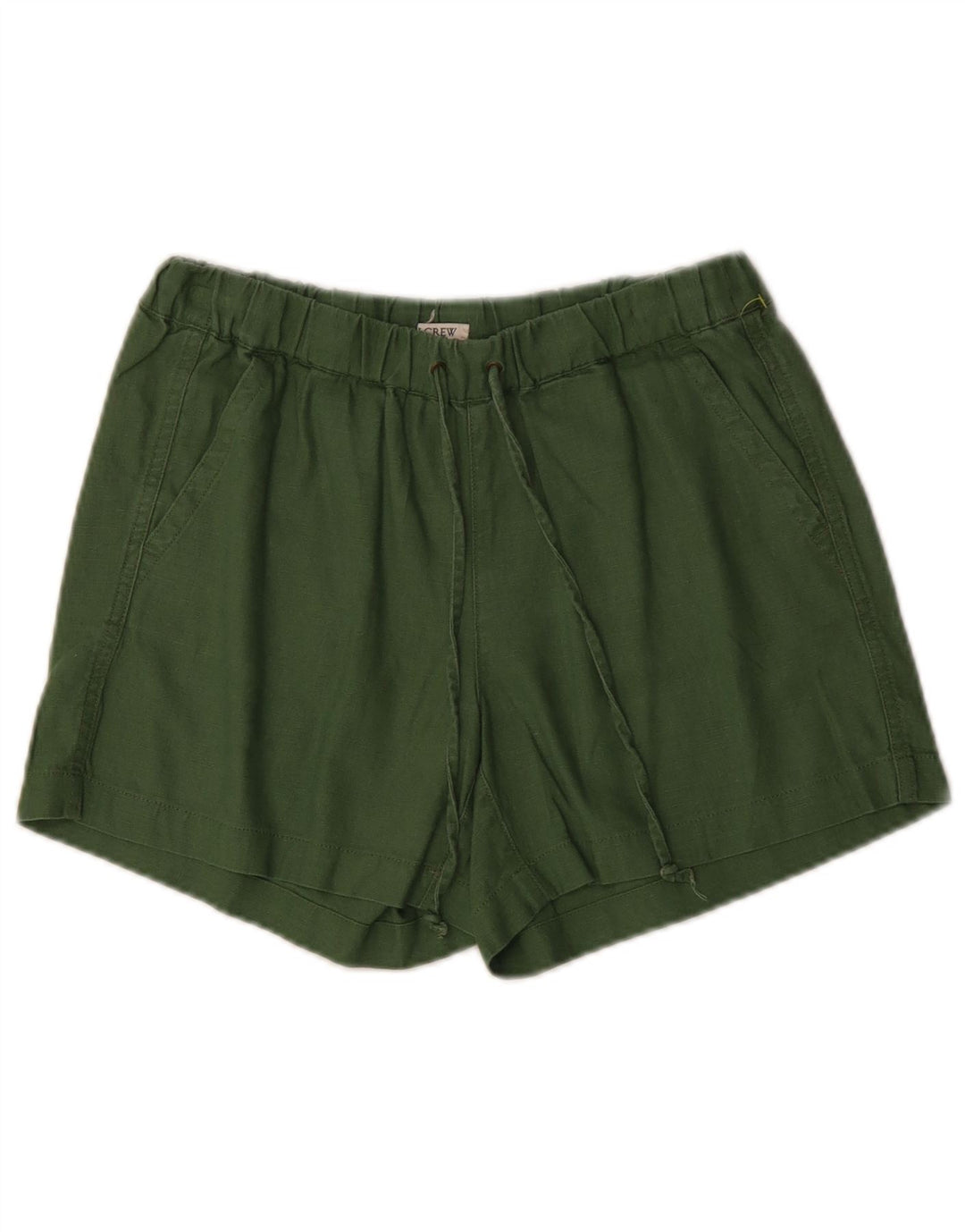 J. Crew Womens Chino Shorts 2XS W24  Green Linen