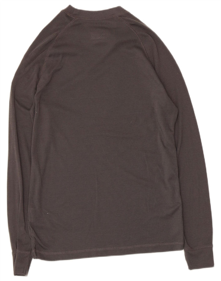 Mountain Warehouse Mens Top Long Sleeve Small Grey Polyester