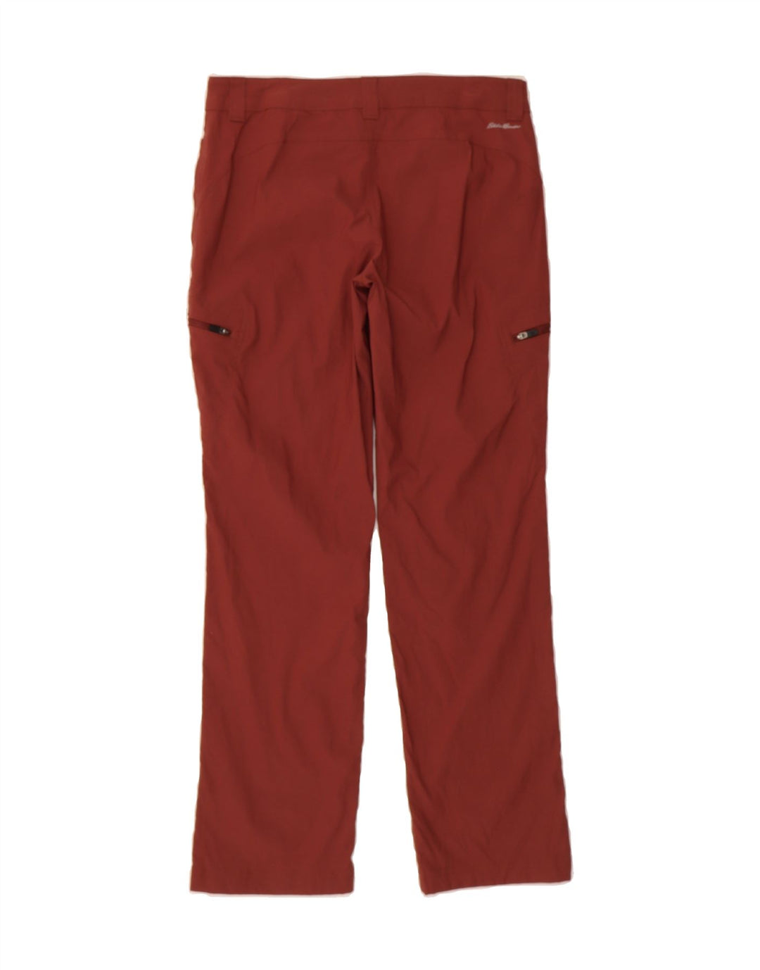 EDDIE BAUER Womens Straight Cargo Trousers US 4 Small W30 L29 Maroon Nylon Vintage Eddie Bauer and Second-Hand Eddie Bauer from Messina Hembry 