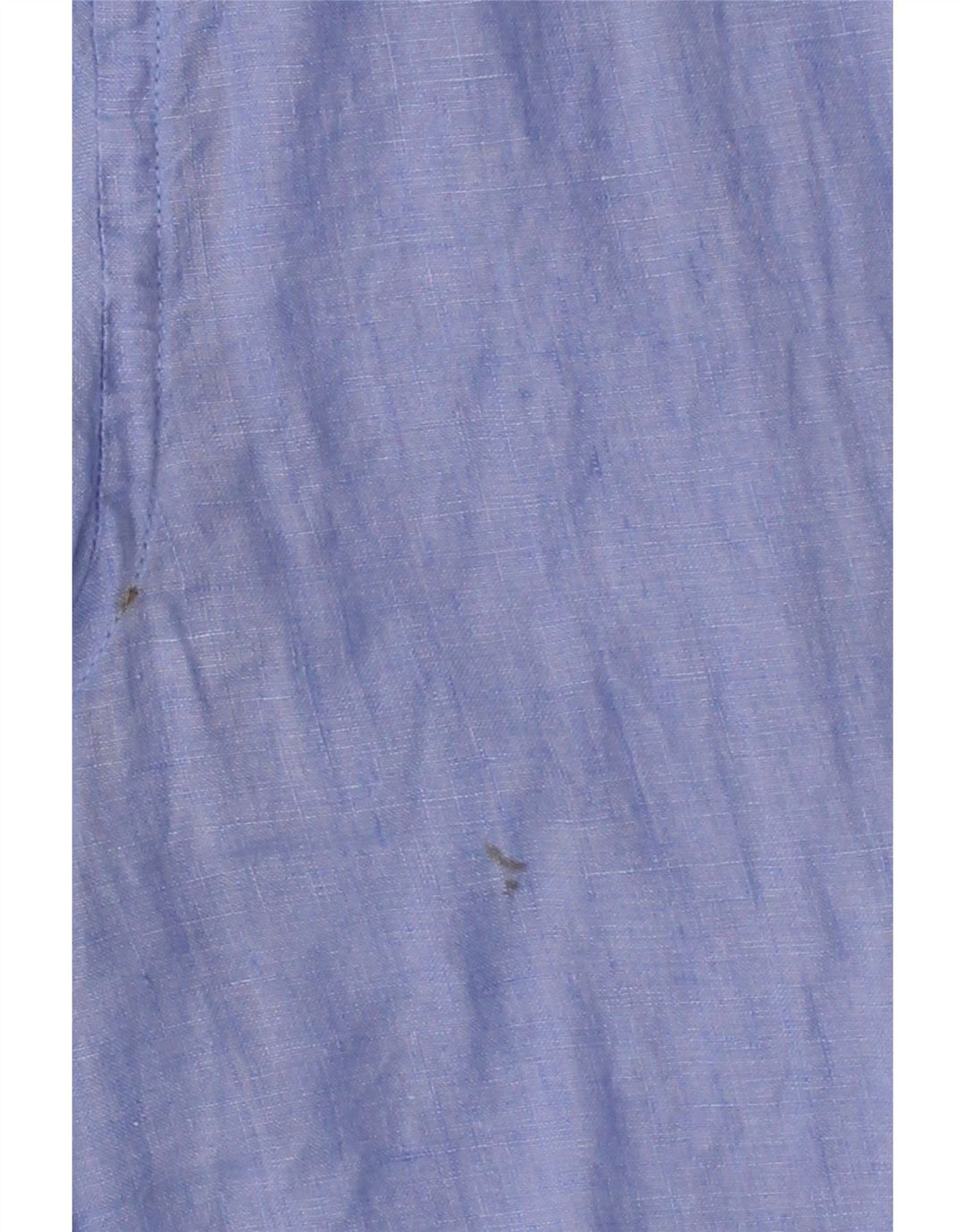TOMMY HILFIGER Mens Regular Fit Shirt Large Blue Linen