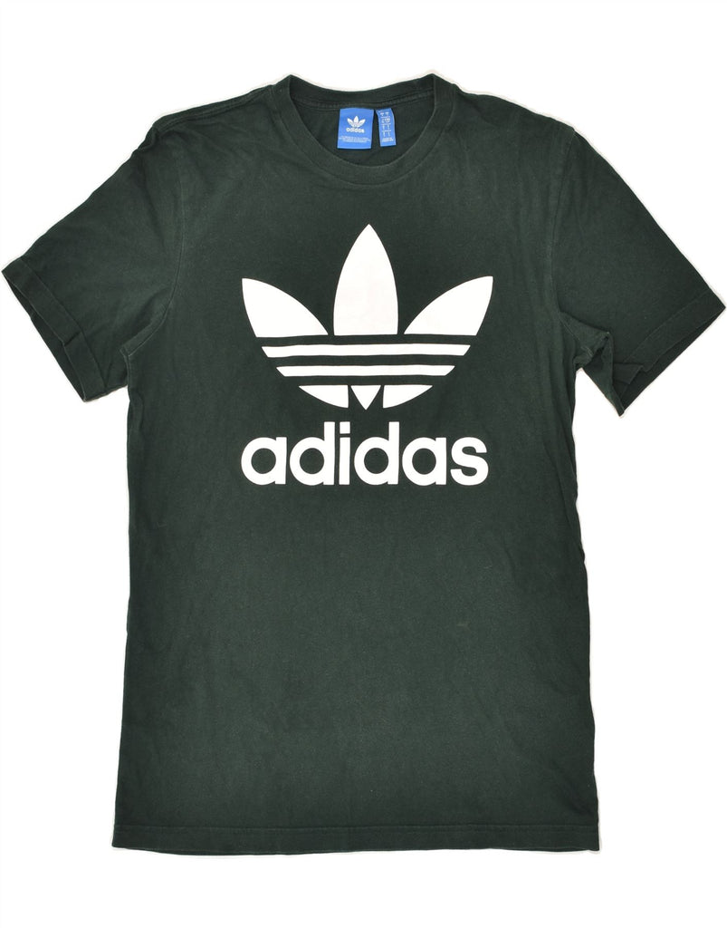 ADIDAS Mens Graphic T-Shirt Top Small Green Cotton | Vintage Adidas | Thrift | Second-Hand Adidas | Used Clothing | Messina Hembry 