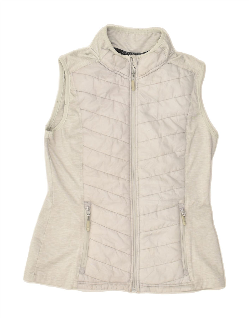 MOUNTAIN WAREHOUSE Womens Padded Gilet UK 10 Small  Grey Polyester | Vintage Mountain Warehouse | Thrift | Second-Hand Mountain Warehouse | Used Clothing | Messina Hembry 