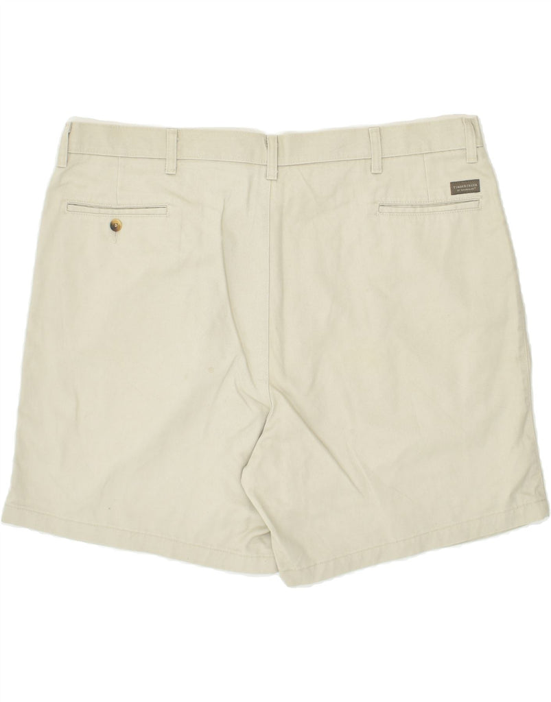 WRANGLER Mens Chino Shorts W44 2XL  Beige Cotton | Vintage Wrangler | Thrift | Second-Hand Wrangler | Used Clothing | Messina Hembry 