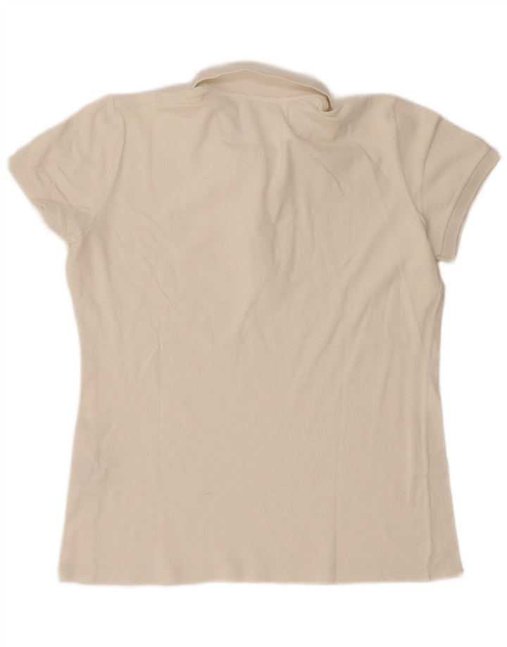 Fred Perry Womens Polo Shirt UK 20 2XL White Cotton