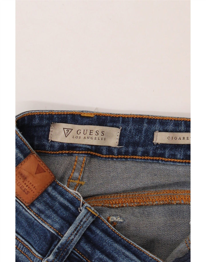 GUESS Womens Cigarette Straight Jeans W26 L29 Blue Cotton Vintage Guess and Second-Hand Guess from Messina Hembry 