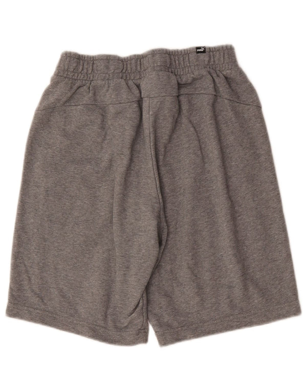 Puma Mens Sport Shorts Medium Grey Cotton