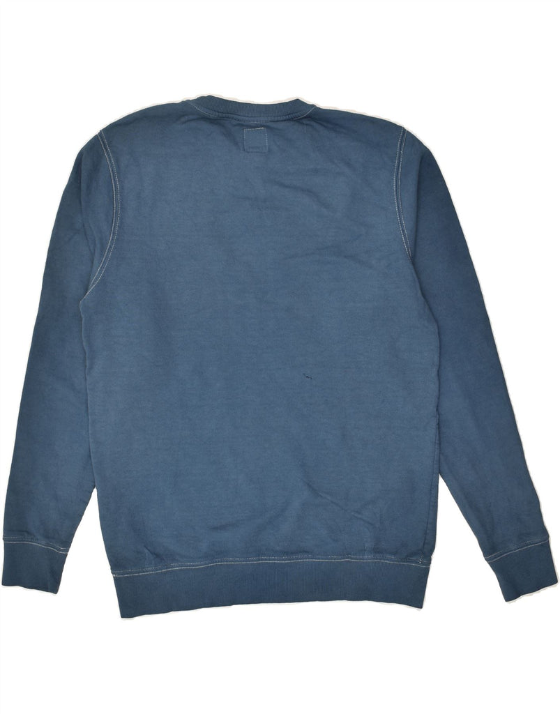 VANS Mens Graphic Sweatshirt Jumper Small Blue Cotton | Vintage Vans | Thrift | Second-Hand Vans | Used Clothing | Messina Hembry 