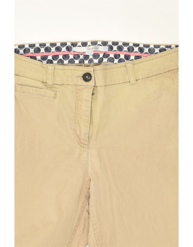 BODEN Womens Straight Chino Trousers UK 12 Medium W32 L27 Beige Cotton | Vintage Boden | Thrift | Second-Hand Boden | Used Clothing | Messina Hembry 