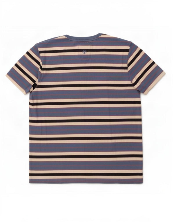 Fat Face Mens T-Shirt Top 2XL Blue Striped Cotton