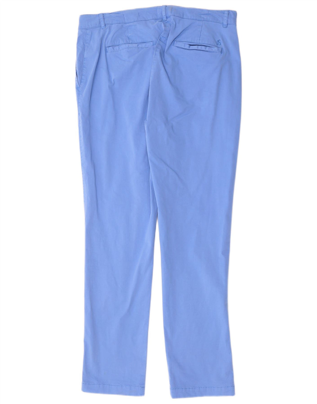 JOULES Womens Relaxed Fit Chino Trousers UK 14 Large W34 L30 Blue Cotton