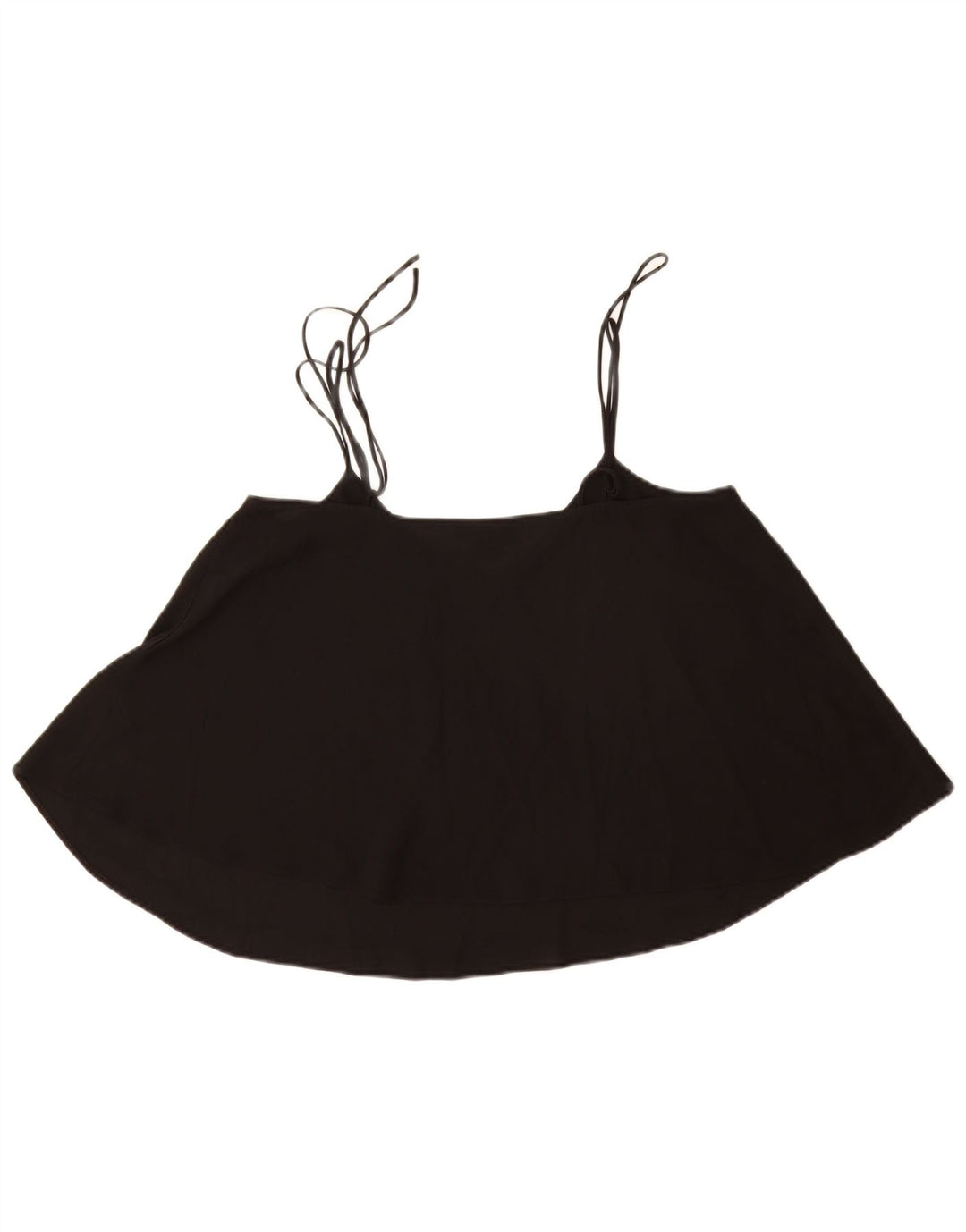 Topshop Womens Cami Top UK 12 Medium Black Polyester