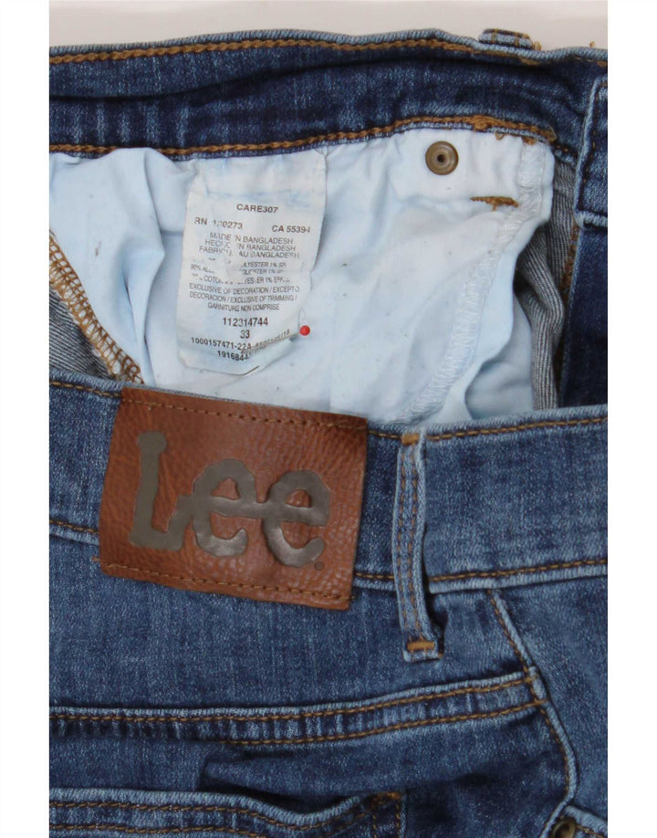 Lee Mens Denim Shorts W33 Large Blue Cotton