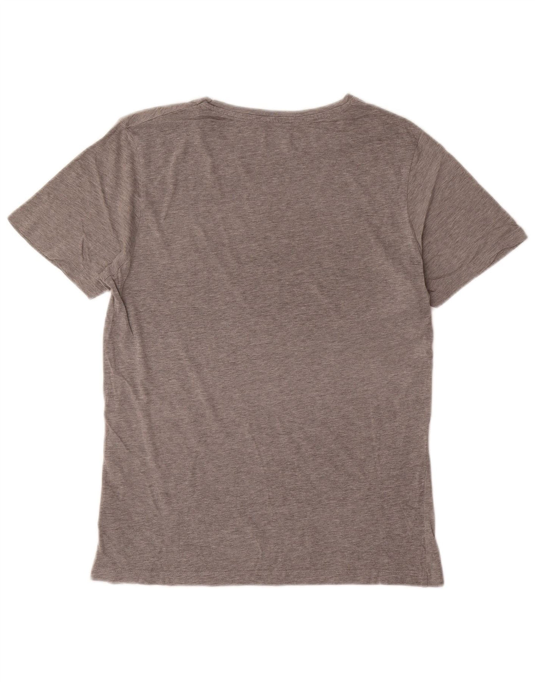 Jack & Jones Mens Graphic T-Shirt Top Medium Grey Cotton