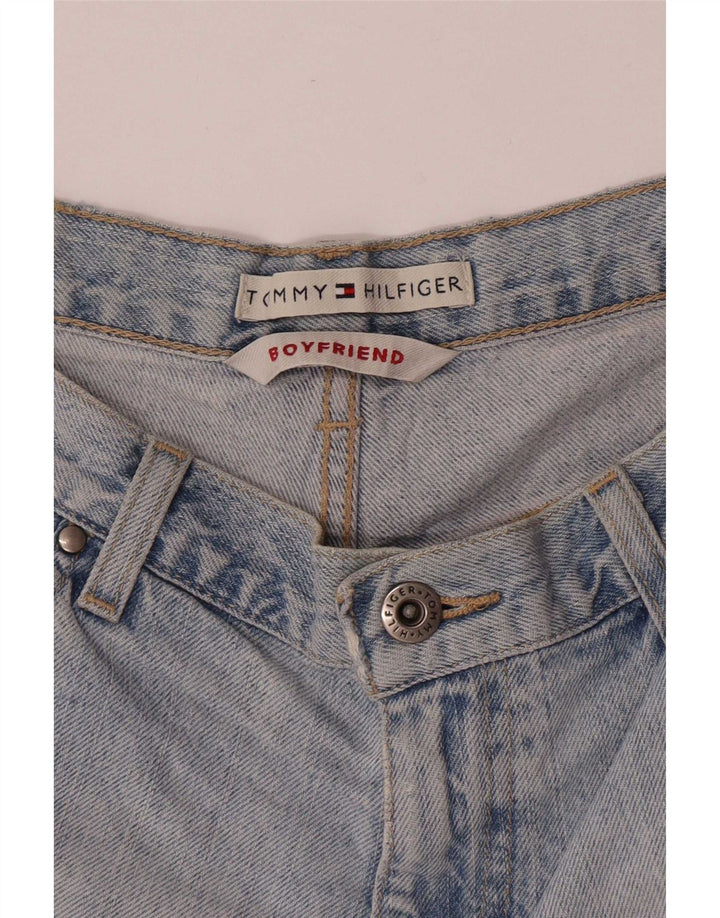 Tommy Hilfiger Womens Distressed Denim Shorts W28 Medium Blue