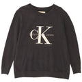 CALVIN KLEIN JEANS Mens Graphic Sweatshirt Jumper Small Black