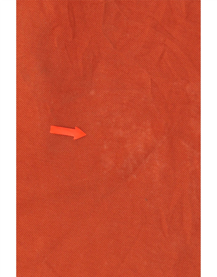 Lyle & Scott Mens Polo Shirt XL Orange Cotton