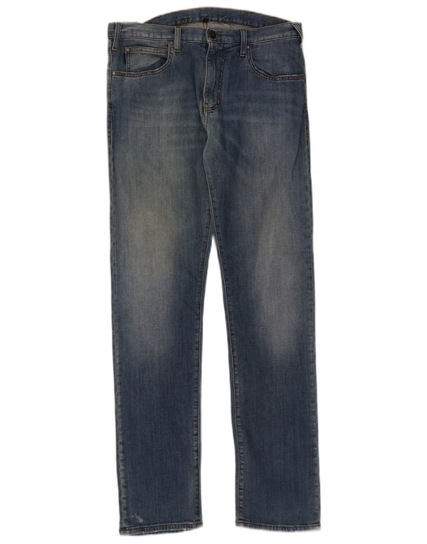 Armani Mens J45 Slim Jeans W32 L31 Blue