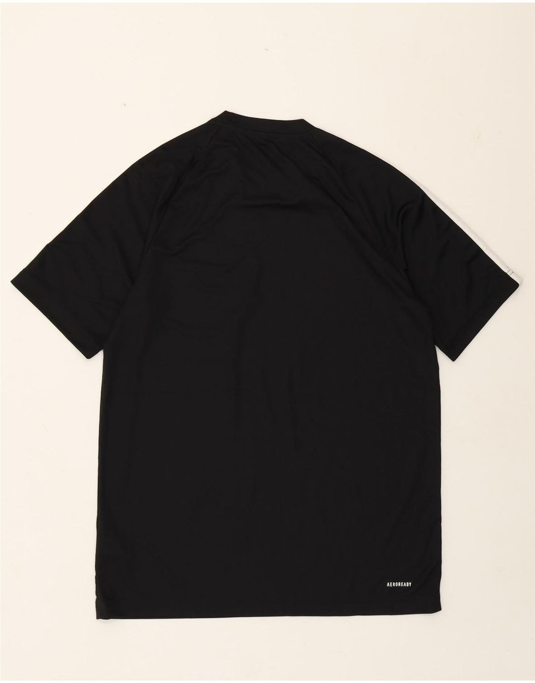 Adidas Mens Aeroready T-Shirt Top Medium Black Polyester