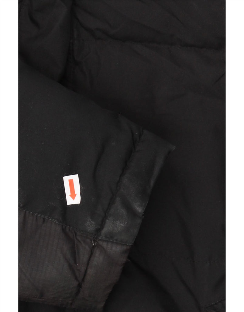 FILA Mens Hooded Padded Jacket UK 38 Medium Black Polyester Vintage Fila and Second-Hand Fila from Messina Hembry 