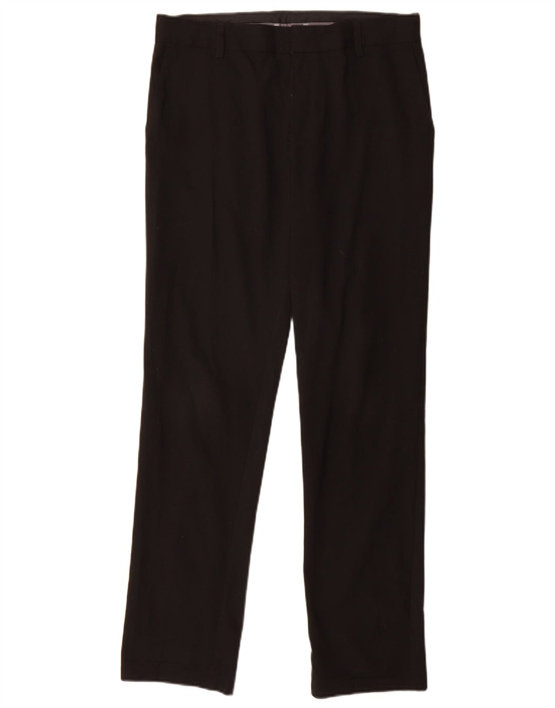 Marks & Spencer Boys Slim Suit Trousers 14-15 Years W30 L30 Black Polyester