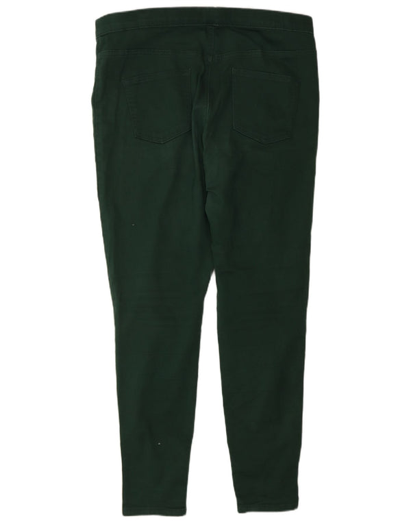 Marks & Spencer Womens Jegging Jeans UK 16 Large W32 L30 Green Cotton