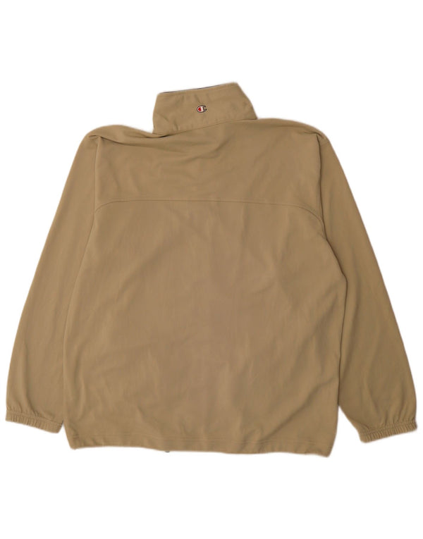 Champion Mens Tracksuit Top Jacket Medium Beige