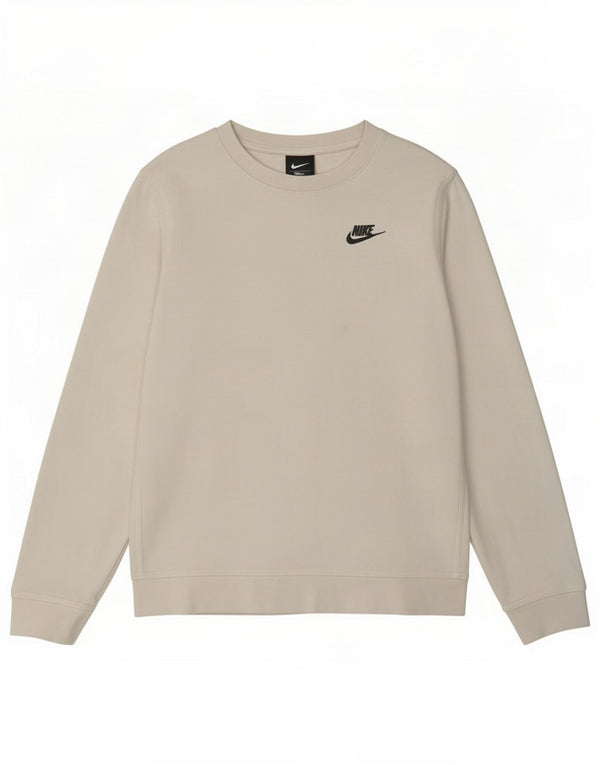 Nike Boys Hoodie Jumper 13-14 Years XL White Cotton