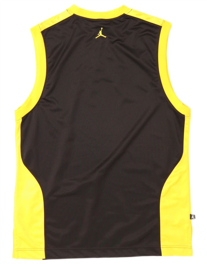 Jordan Mens Vest Top Medium Black Colourblock Polyester