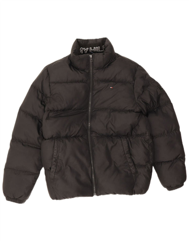 Tommy Hilfiger Boys Padded Jacket 13-14 Years Black Polyester