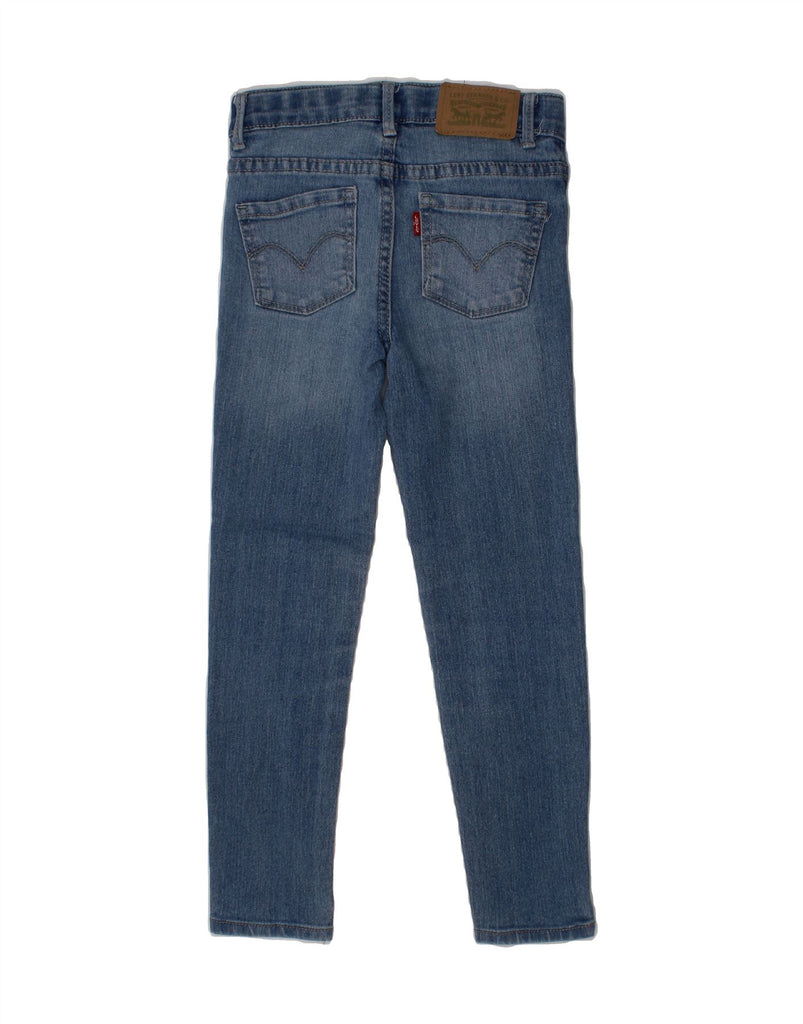 LEVI'S Girls 710 Super Skinny Jeans 5-6 Years W20 L19 Blue Cotton Vintage Levi's and Second-Hand Levi's from Messina Hembry 