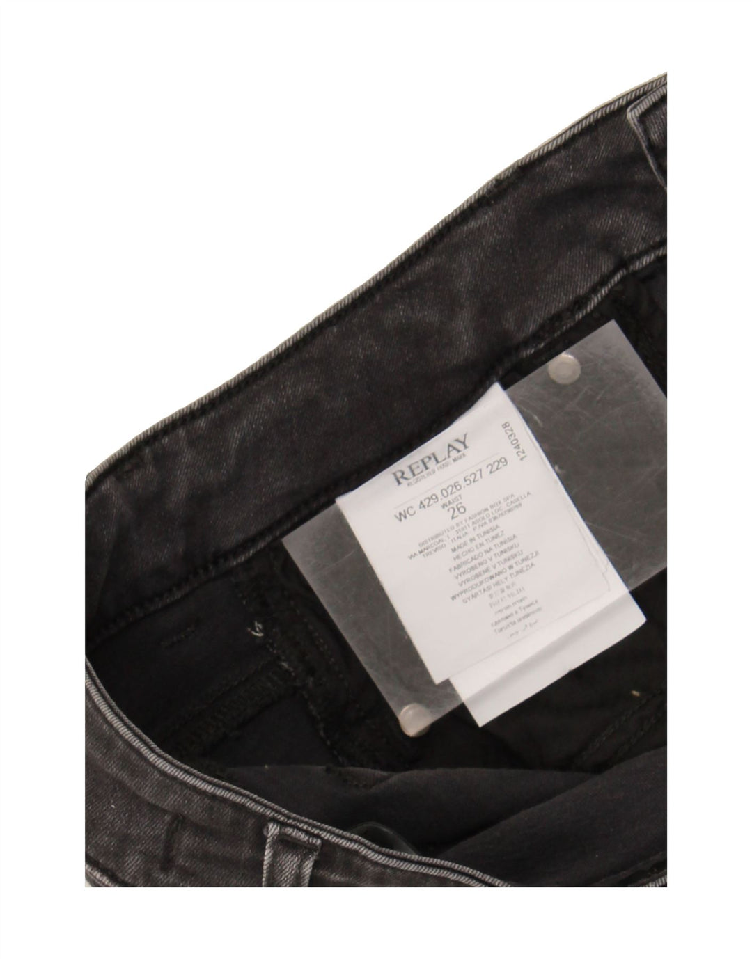 REPLAY Womens Bootcut Jeans  W26 L25 Black Cotton Vintage Replay and Second-Hand Replay from Messina Hembry 