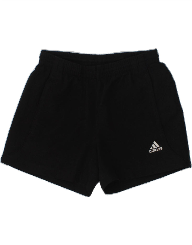 ADIDAS Boys Climalite Graphic Sport Shorts 9-10 Years Black Polyester | Vintage Adidas | Thrift | Second-Hand Adidas | Used Clothing | Messina Hembry 