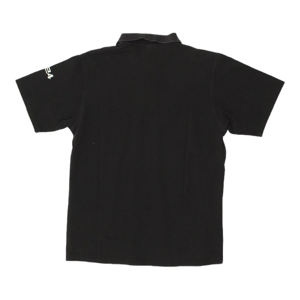 Massimiliano Massimo Institute Umbro Mens Black Polo Shirt | Vintage Rome School Vintage Messina Hembry and Second-Hand Messina Hembry from Messina Hembry 