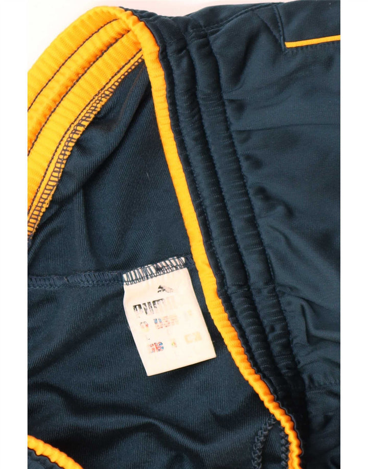 Puma Mens Tracksuit Trousers Large Navy Blue Polyester