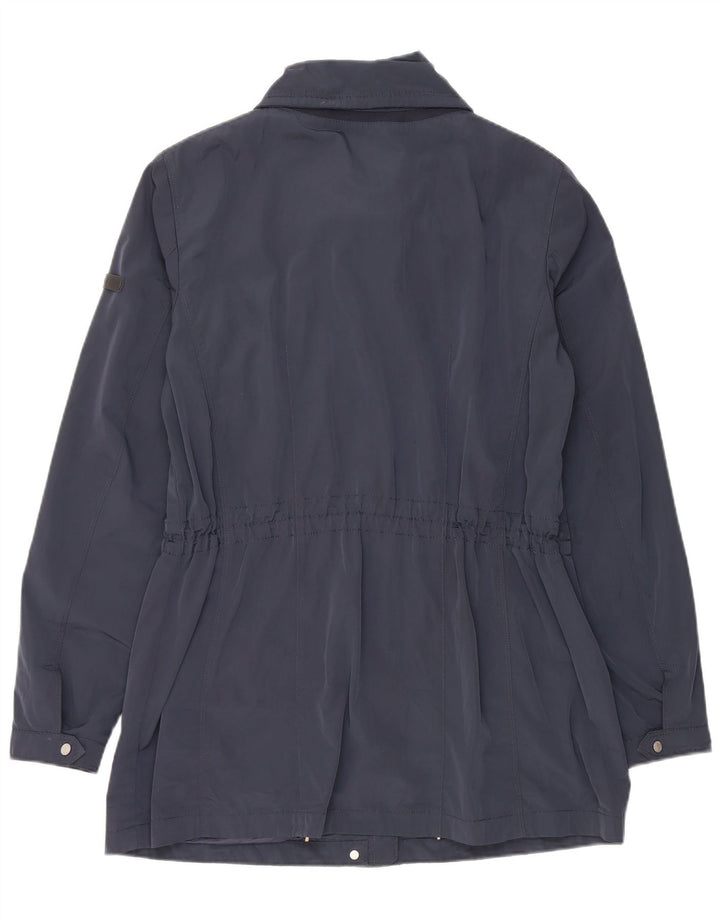 Geox Womens Windbreaker Jacket UK 16 Large  Navy Blue Polyester