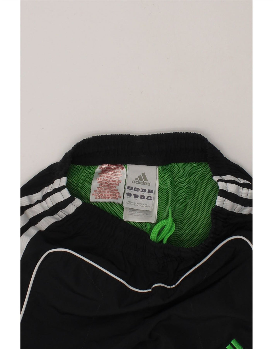 ADIDAS Boys Sport Shorts 4-5 Years  Grey Polyester Vintage Adidas and Second-Hand Adidas from Messina Hembry 
