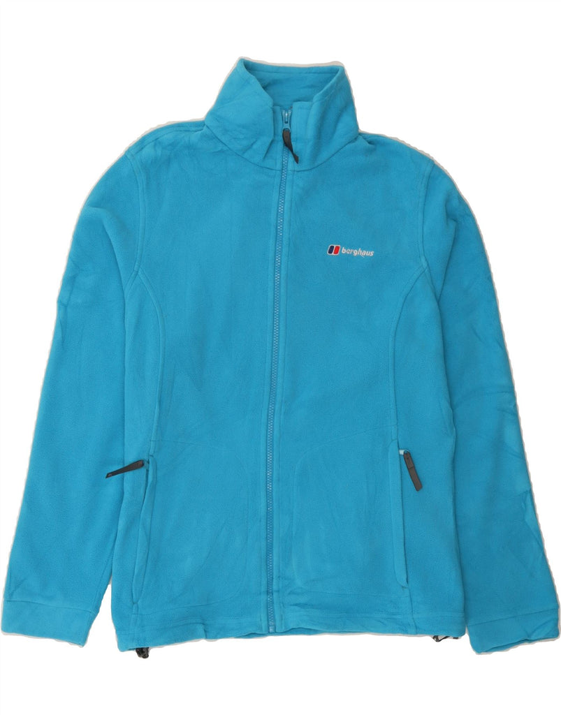 BERGHAUS Womens Fleece Jacket UK 16 Large  Blue Polyester Vintage Berghaus and Second-Hand Berghaus from Messina Hembry 