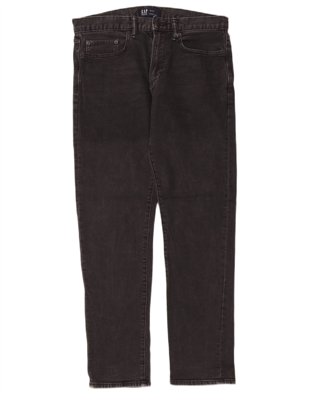 Gap Mens Slim Tapered Jeans W32 L32 Black Cotton