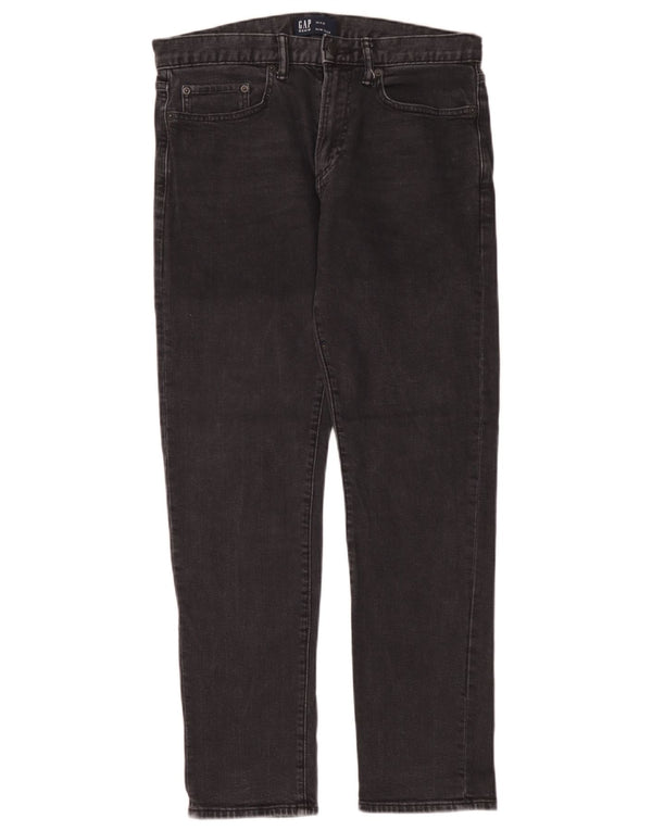 Gap Mens Slim Tapered Jeans W32 L32 Black Cotton