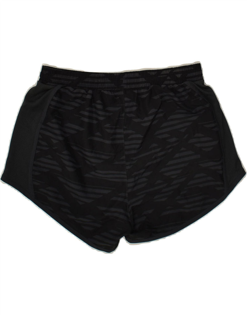 UNDER ARMOUR Mens Sport Shorts XS Black Geometric Polyester | Vintage Under Armour | Thrift | Second-Hand Under Armour | Used Clothing | Messina Hembry 