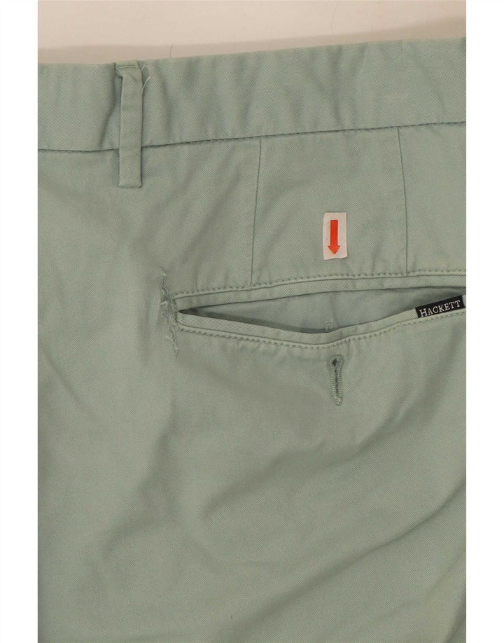 Hackett Mens Chino Shorts XL W38 Green Cotton